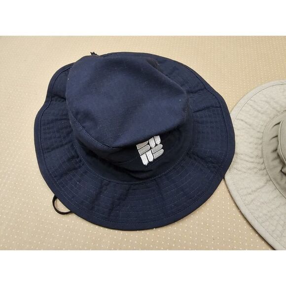 2 Tru Spec Hat Sun Hot Weather Type II Beige And Blue - Picture 2 of 11